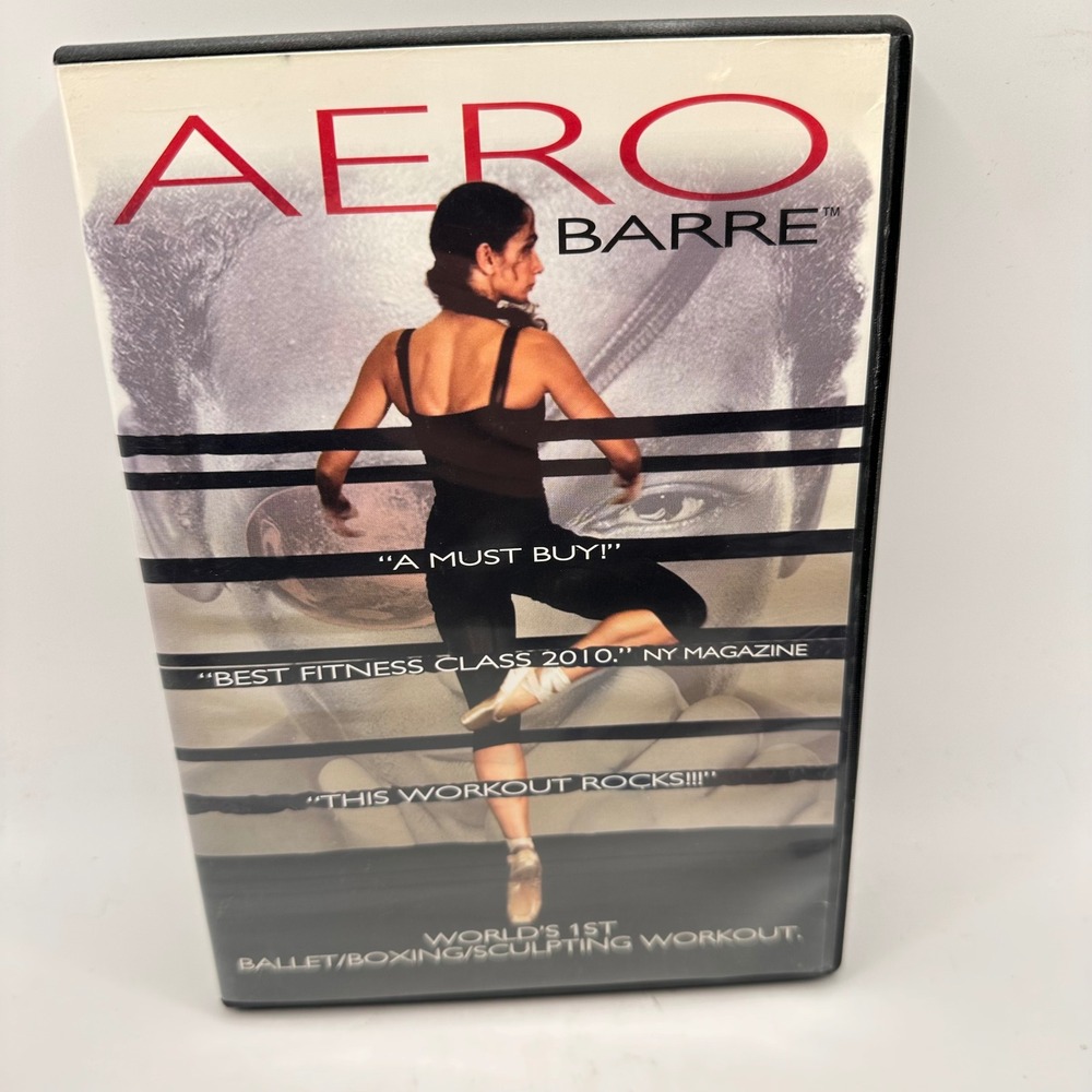 AeroBarre Fitness DVD Michael Olajide Jr Leila Fazel Ballet Boxing Sculpting